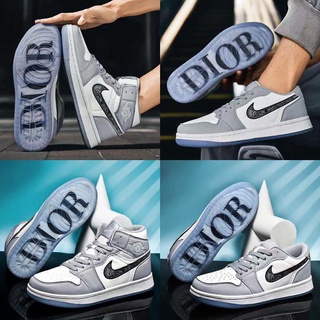 Air Dior X Nike Air Jordan 1 High AJ1 AJ hombres mujeres zapatillas de deporte de baloncesto zapatos para correr
