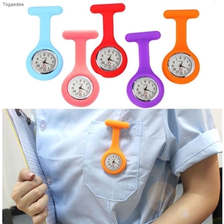 reloj broche de silicona con batería gratis para enfermeras