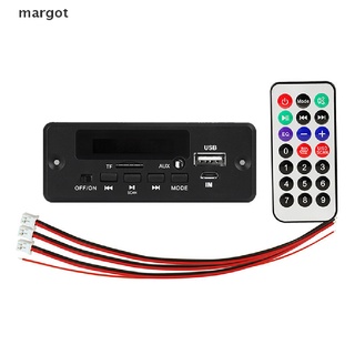 [margot] Módulo Amplificador De Placa Decodificador Bluetooth Reproductor MP3 Soporte TF USB AUX Grabadoras .