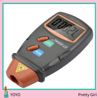 [YO] Tacómetro Digital láser sin contacto RPM Tach velocidad calibre motor (2)