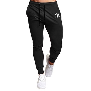 Pantalones Casuales De Algodón De color Sólido Simples Para Hombres Y Mujeres Deportivos Negros , Talla Grande M-5XL 1S2d (5)