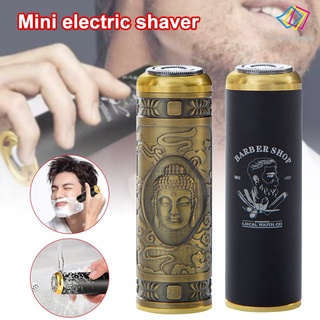 Afeitadora portátil eléctrica recargable inalámbrica afeitadora con cabeza de cortador flotante para regalo del día del padre