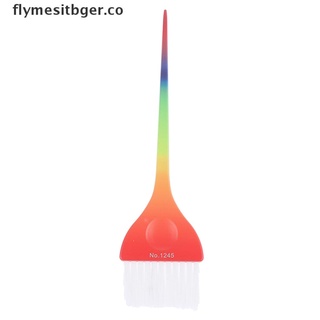 flyger 1pcs color degradado arco iris tinte cepillo para colorear cabello tinte peine salón.