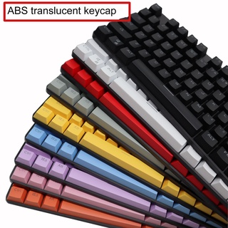 (New) 104Pcs ABS Backlight Wear-resistant Key Caps Replacement Keyboard Accessories (8)