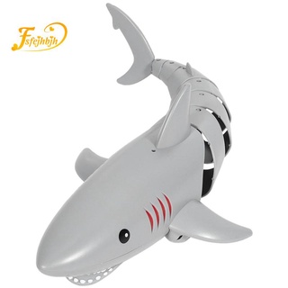 Leneng G RC simulación tiburón el niños juguetes Control remoto tiburón barco eléctrico impermeable piscina baño juguete tiburón