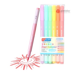 6 colores set de bolígrafos marcadores marcador para niños estudiantes adultos artistas para colorear dibujo