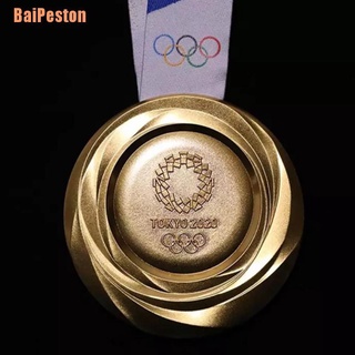 CHAMPIONS Baipeston (~) réplica de juego olímpico equipo mundial campeones medalla de oro con cinta