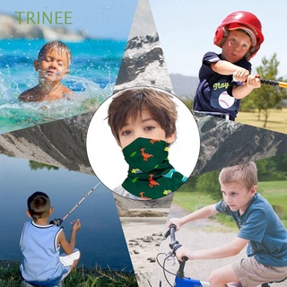 TRINEE Elastic Head Face Scarf Polyester Half Faces Scarves Dustproof Bandana Camping Hiking Gaiter Tube 6 Styles Kids Outdoor Cycling Accessories
