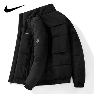 ! ¡Nike! El nuevo guapo chaqueta de Bomber de moda chaqueta de mezclilla chaqueta de cuero (2)