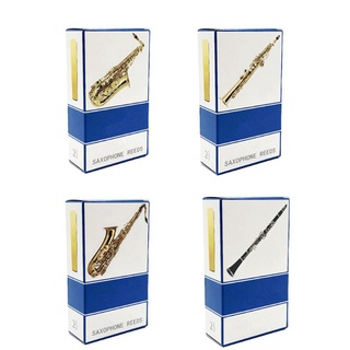 mm 10 Piezas/Juego De Cañas De Saxofón Alto/Soprano/Tenor 2.5 Bb Clarinete Caña