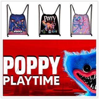 Poppy playtime Cordón Bolsa Huggy Wuggy Hombres Mochila De Viaje De Dibujos Animados Estudiante Primaria De Regalo Para Niños Populares