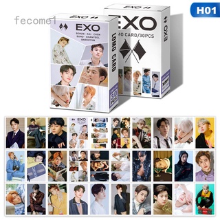 Exo Star Peripheral K POP Boys Group Photo LOMO tarjeta postal