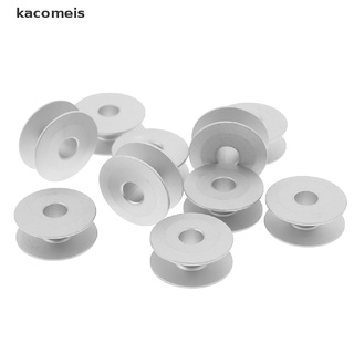 [kmsa] 10 bobinas industriales de aluminio de 21 mm para máquina de coser singer brother cxv