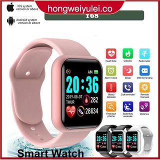 Reloj Inteligente impermeable impermeable reloj Inteligente Y68 D20 Usb Bluetooth con Monitor De corazón Pk W26 X7 Smartwatch