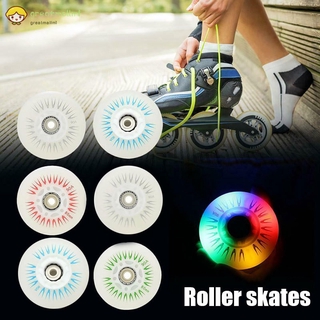 ¡nuevo! 4 ruedas de patinaje en línea Flash 90A LED iluminación patinaje ruedas 80 76 72 68