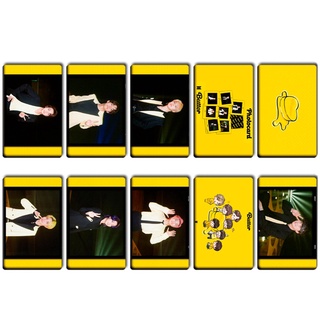 Bts nuevo álbum mantequilla personalizado tarjeta pegatina conjunto de 10-No. 1/Pegatina de tarjeta de cristal con bolsa de embalaje automático/ (4)