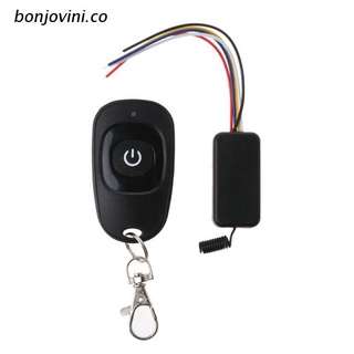 bo.co 1Set 5V-12V Remote Control Single Switch AK-HYD-1 Mini LED Light Receiver Relay Transmitter for Home DIY Kit