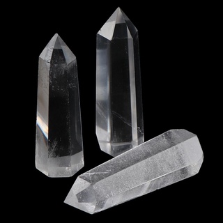 [crushcactushb] 1 pieza de cuarzo transparente punto de cristal varita natural espécimen reiki piedra curativa venta caliente (5)