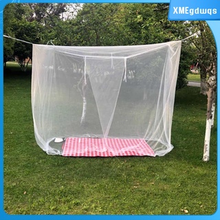 mosquitera de malla blanca grande al aire libre camping viaje insectos cama cortina