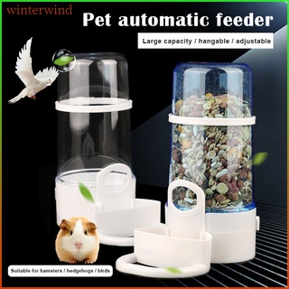 Automatic Pet Food Dispenser Feeder Feeding Water Bowl for Hamster Birds