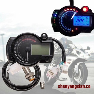 yang 15000rpm motocicleta universal lcd digital velocímetro tacómetro medidor de odómetro (1)