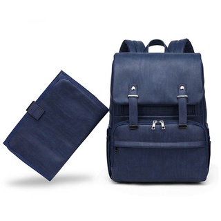 Bebé bolsa de pañales Multi función plegable pañales mamá bolsa de gran capacidad ajustable mamá bolsa de luz portátil bolso de diseño clásico mochila (1)