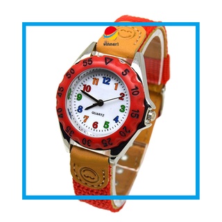 Cute Boys Girls Quartz Watch Kids Children's Fabric Strap Student Time Clock Wristwatch Gifts