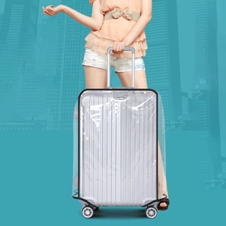 Explosion Clear PVC Suitcase Cover Rolling Luggage Cover Protector for Carry on Luggage (5)
