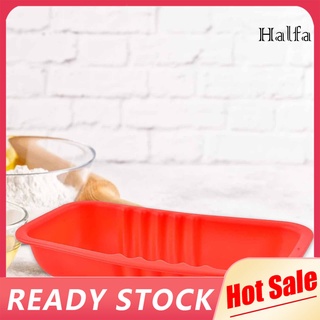 hp* molde para tartas resistente al desgaste fácil demould silicona rojo rectangular molde para hornear pan tostado para cocina (1)
