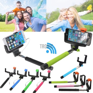 Palo De Selfie con cable De extensión De Obturador Para Iphone 6/Samsung