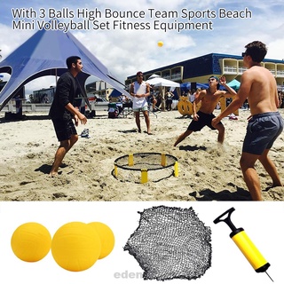 Patio al aire libre de la red de playa juego divertido familia equipo de Fitness de alta rebote equipo de deportes Mini conjunto de voleibol