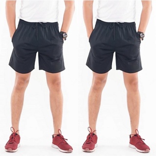 Pantalón corto negro liso para hombre (sin bolsas) y (sin bolsas) | Pantalones deportivos | Pantalones de entrenamiento (2)