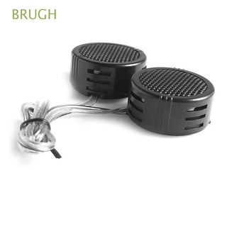 BRUGH Mini Car Tweeter Speakers 2Pcs Loudspeaker Audio Auto Sound Newest Total Power Super Power 500W High Quality Loud Dome/Multicolor