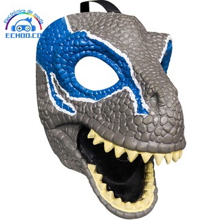 Mascara De Dinosaurio De Terror Plegable Animales De Látex Máscara De Halloween Cosplay Disfraces Accesorios Para Fiesta Mascarada