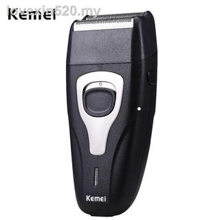 Kemei recargable afeitadora eléctrica doble hoja de afeitar barba Trimmer (1)