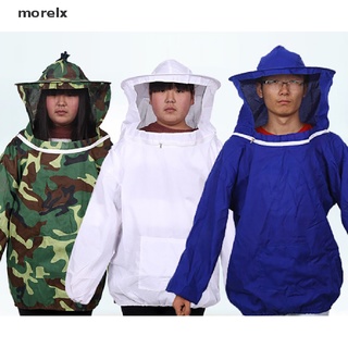 morelx chaqueta protectora de apicultura velo smock equipo de abeja mantener sombrero manga traje co