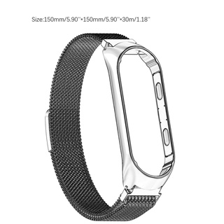 Reloj inteligente con marco metálico para Xiaomi Mi Band 4/pulsera inteligente (9)