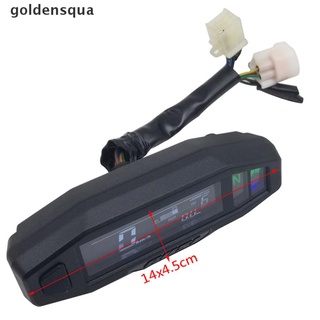 [goldensqua] velocímetro digital lcd para motocicleta, inyección eléctrica y medidor de carburador [goldensqua]