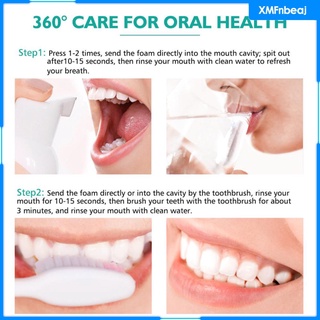 blanqueamiento de dientes bicarbonato de sodio espuma de pasta de dientes limpieza de encías eliminación de manchas 60ml