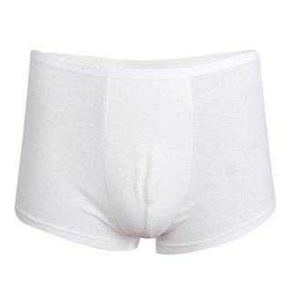 hombres blanco absorbente lavable incontinencia calzoncillos suave ropa interior