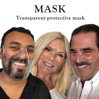 Mascarilla Facial Resistente Combinada De Plástico Transparente reutilizable