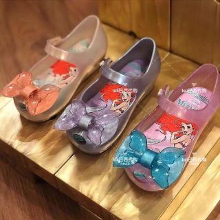 Cc&mama niñas sirena zapatos de playa verano Kaust arco pescado boca jalea zapatos lindo dibujos animados sandalias (1)