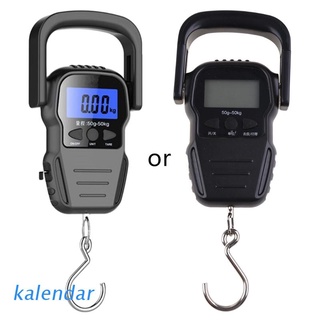 KALEN Fishing Scale Digital Hanging Scale with Measuring Tape LCD Display 110lb/50kg Portable Luggage Scale