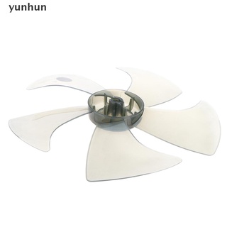 yunhun hoja de ventilador de plástico de 5 hojas de plástico de 14 pulgadas con tapa de tuercas para ventilador de pedestal.