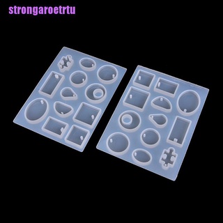 [strongaroertu] molde de silicona DIY de resina para hacer joyas, molde para manualidades, diseño epoxi