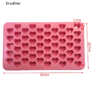 [Eruditer] Mini molde de silicona para cubos de hielo, bandeja de bricolaje, Chocolate, Fondant, pastelería 3D (1)