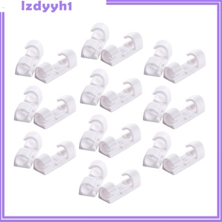Joydiy 20 pzs Clips De Cable adheribles/Clips De Cable/Organizador De cables De coche/soporte De cables/Organizador De cables/soporte De Cable Para