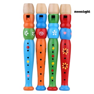 [Ml] clarinete de madera colorido Piccolo instrumento Musical para niños juguete educativo