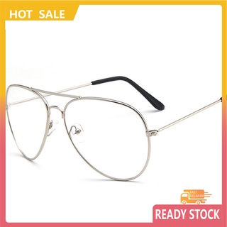 mn unisex retro grande redondo marco de metal transparente lente gafas gafas gafas gafas gafas