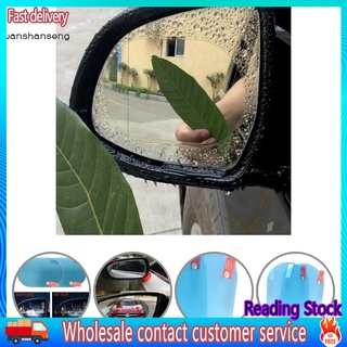 Wsg_ película de espejo retrovisor portátil impermeable para coche/antilluvia/instalación fácil